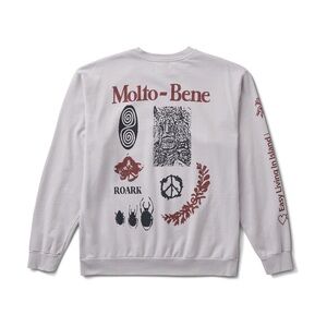 New Roark The Artifacts Of Adventure dusty lilac sweater retails $159